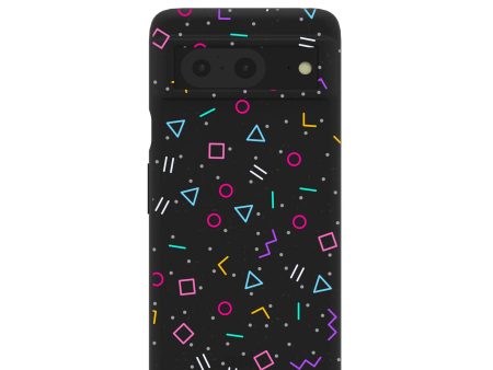 Black Neon Nostalgia Google Pixel 8 Case Discount