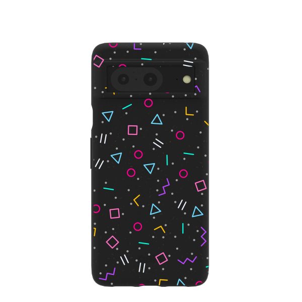 Black Neon Nostalgia Google Pixel 8 Case Discount