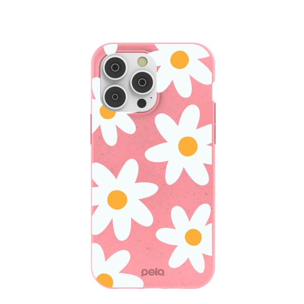 Bubblegum Pink Daisy iPhone 14 Pro Max Case Online Hot Sale