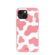 Bubblegum Pink Cow iPhone 13 Mini Case Online Sale