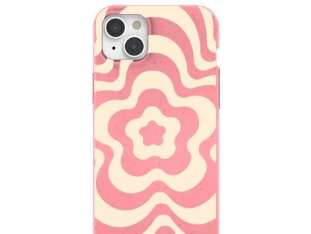 Bubblegum Pink Morning Flower iPhone 15 Plus Case Online now