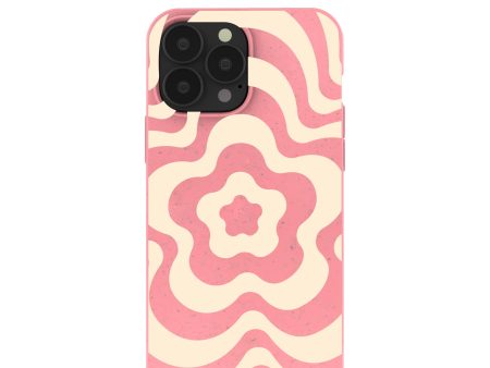 Bubblegum Pink Morning Flower iPhone 13 Pro Max Case Fashion