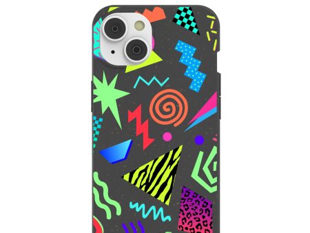 Black Neon Blast iPhone 14 Case Online now