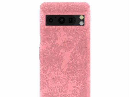 Bubblegum Pink Flora Google Pixel 8 Pro Case For Sale