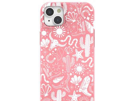 Bubblegum Pink Coastal Rodeo iPhone 15 Plus Case Online