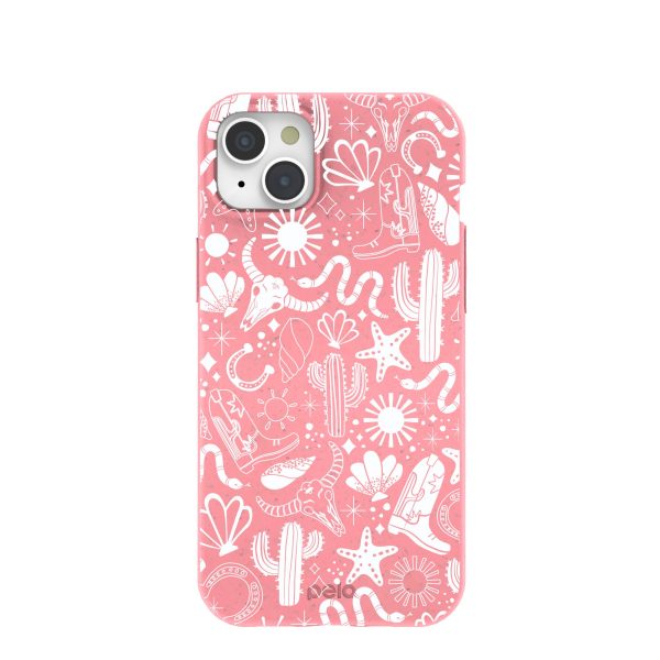 Bubblegum Pink Coastal Rodeo iPhone 15 Plus Case Online