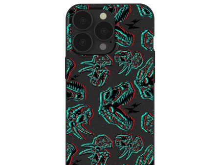 Black Fossilized iPhone 13 Pro Case Fashion