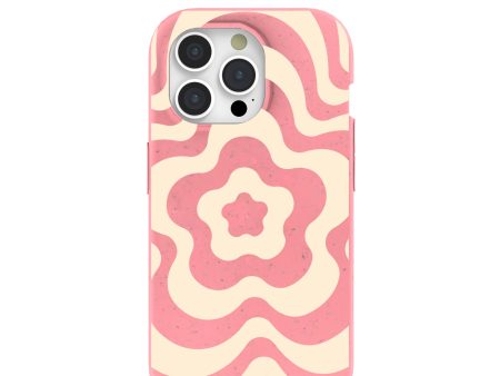 Bubblegum Pink Morning Flower iPhone 15 Pro Case on Sale