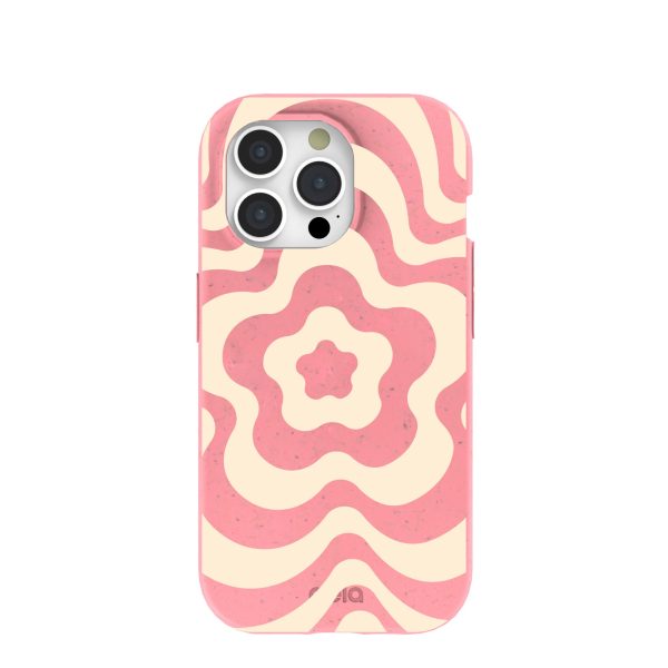 Bubblegum Pink Morning Flower iPhone 15 Pro Case on Sale