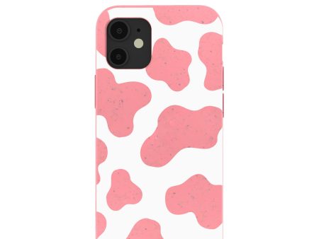 Bubblegum Pink Cow iPhone 12 Mini Case Online Hot Sale