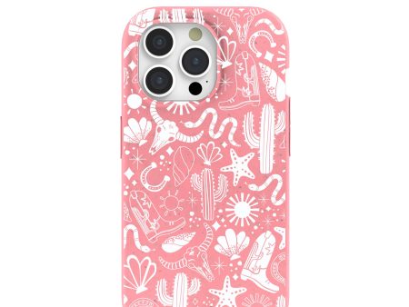 Bubblegum Pink Coastal Rodeo iPhone 15 Pro Case Supply