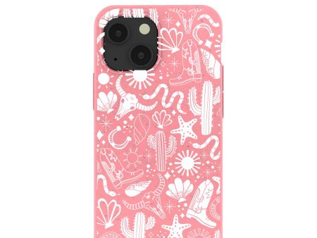 Bubblegum Pink Coastal Rodeo iPhone 13 Mini Case For Discount