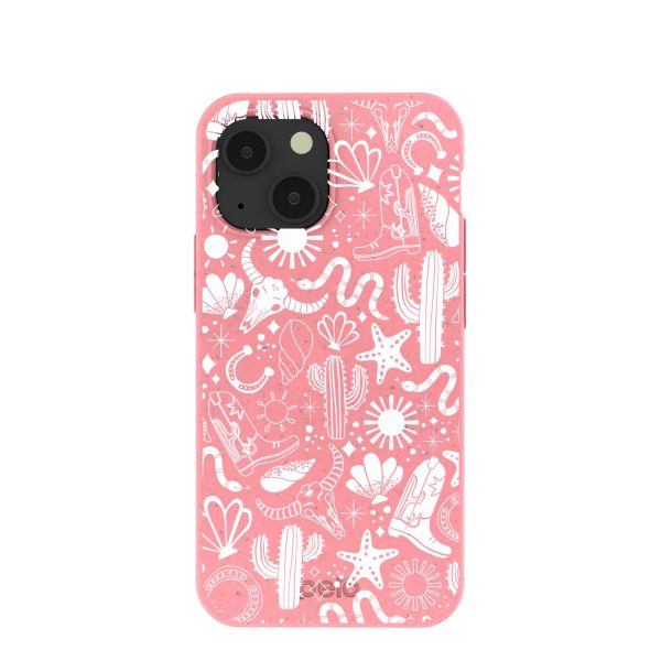 Bubblegum Pink Coastal Rodeo iPhone 13 Mini Case For Discount