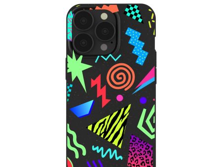 Black Neon Blast iPhone 13 Pro Case Cheap