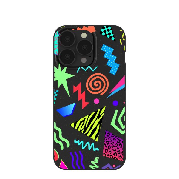 Black Neon Blast iPhone 13 Pro Case Cheap