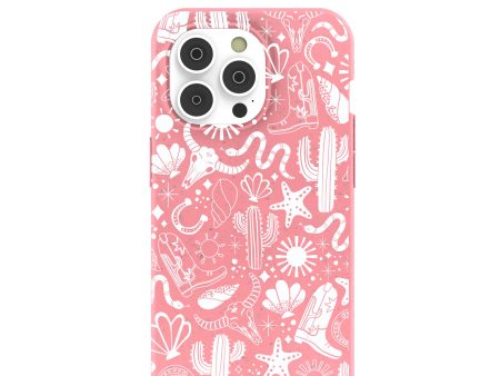 Bubblegum Pink Coastal Rodeo iPhone 14 Pro Case Fashion