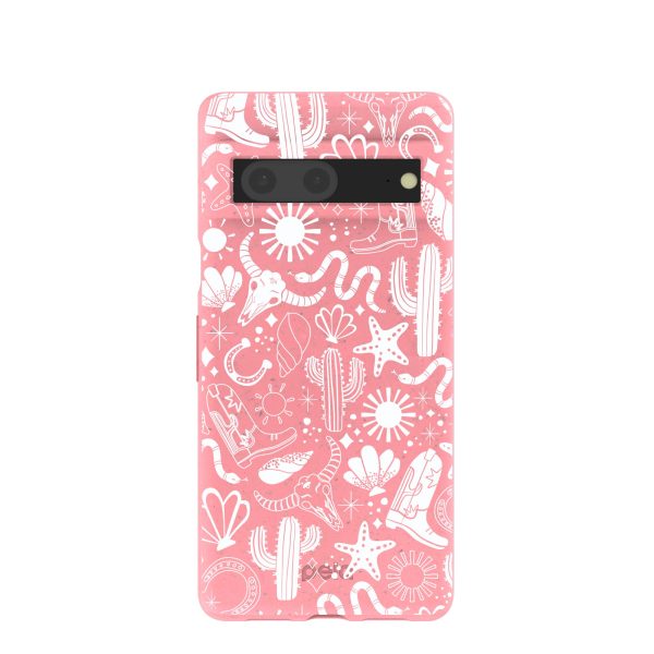 Bubblegum Pink Coastal Rodeo Google Pixel 7 Case Online Sale