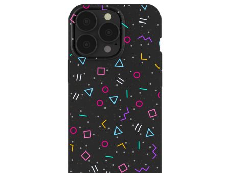 Black Neon Nostalgia iPhone 13 Pro Case For Discount