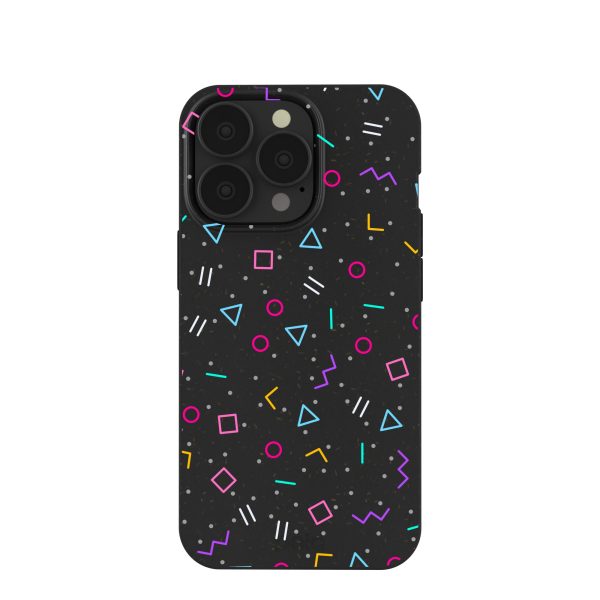 Black Neon Nostalgia iPhone 13 Pro Case For Discount