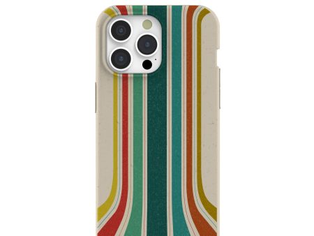 London Fog Retro Lines iPhone 15 Pro Max Case Online now