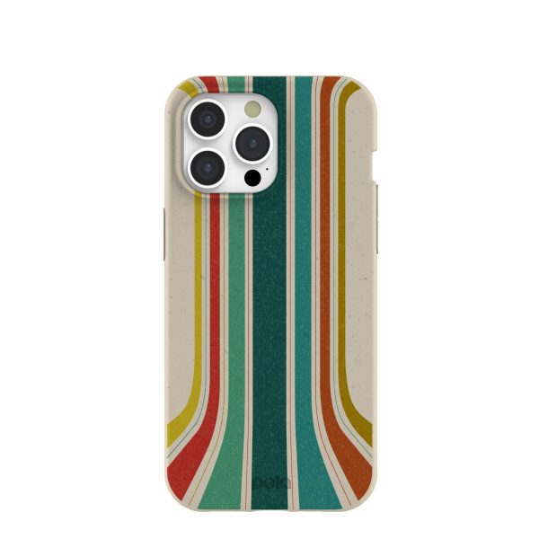 London Fog Retro Lines iPhone 15 Pro Max Case Online now