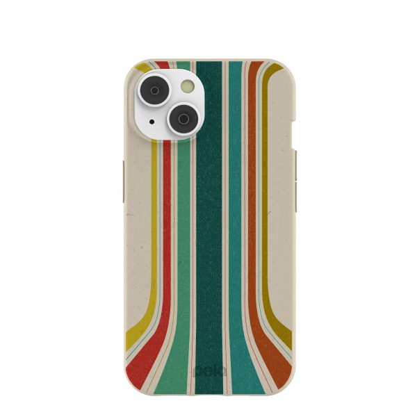 London Fog Retro Lines iPhone 14 Case Online now