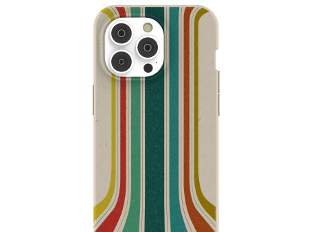 London Fog Retro Lines iPhone 14 Pro Case Hot on Sale