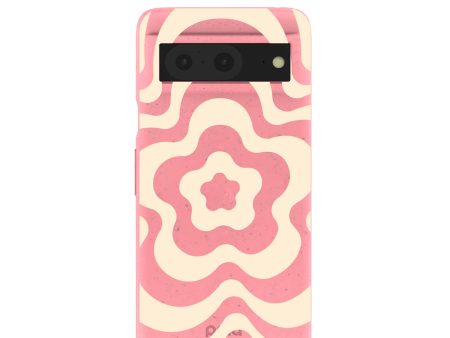 Bubblegum Pink Morning Flower Google Pixel 8 Case on Sale