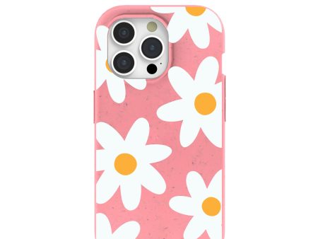 Bubblegum Pink Daisy iPhone 15 Pro Case Sale