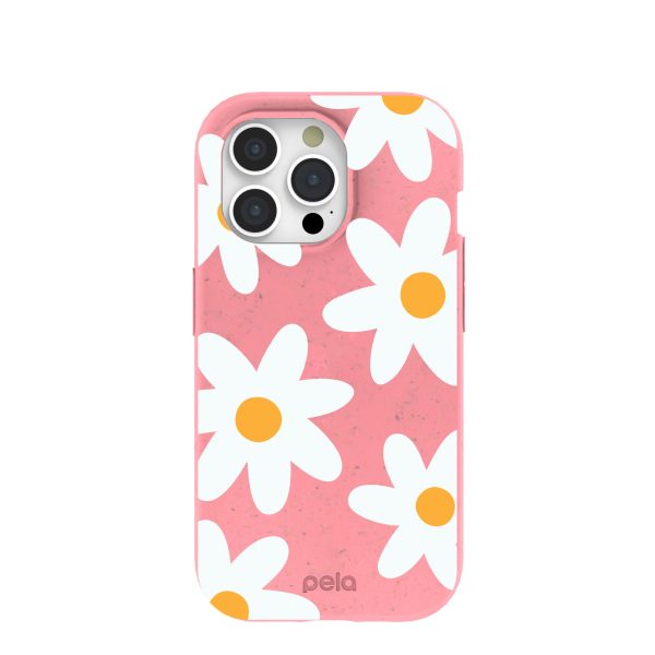 Bubblegum Pink Daisy iPhone 15 Pro Case Sale