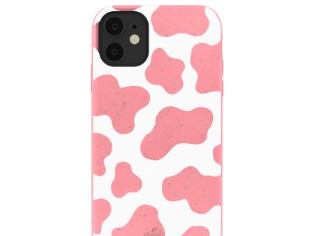 Bubblegum Pink Cow iPhone 11 Case Online Sale