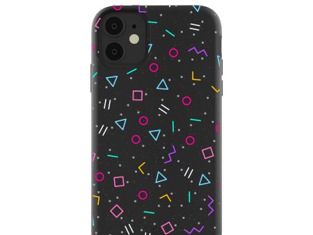 Black Neon Nostalgia iPhone 11 Case Discount