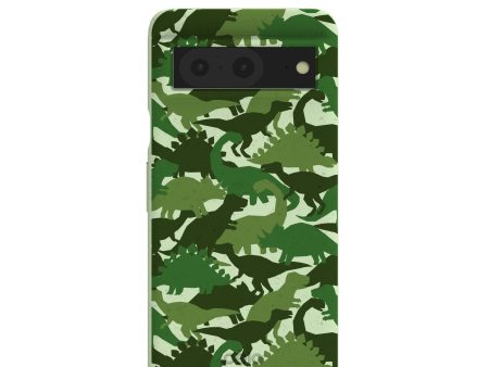 Sage Green Dino Camo Google Pixel 8 Case Sale