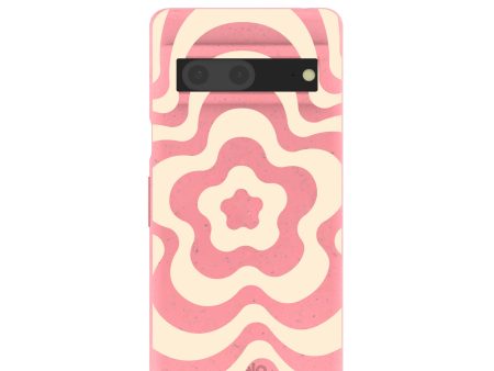 Bubblegum Pink Morning Flower Google Pixel 7 Case Online Sale