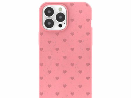 Bubblegum Pink Hearts iPhone 13 Pro Max Case Online