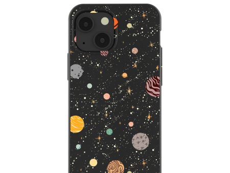 Black Galactic Glow iPhone 13 Mini Case For Cheap