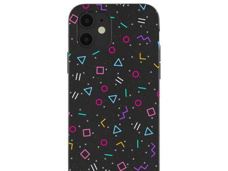 Black Neon Nostalgia iPhone 12  iPhone 12 Pro Case Online Sale