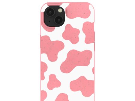 Bubblegum Pink Cow iPhone 13 Case Online now