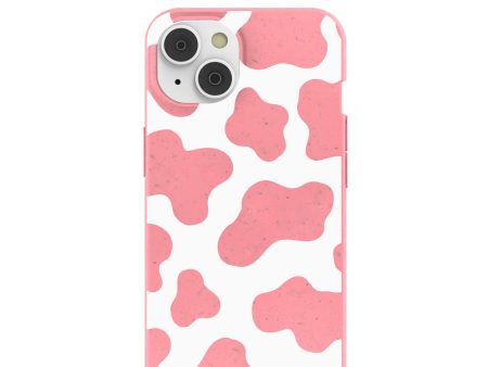 Bubblegum Pink Cow iPhone 14 Case on Sale