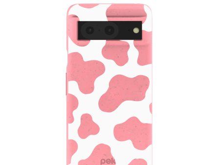 Bubblegum Pink Cow Google Pixel 8 Case Online Sale