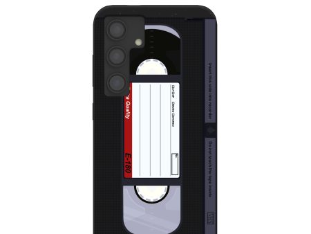 Black VHS Samsung Galaxy S24 Case Fashion