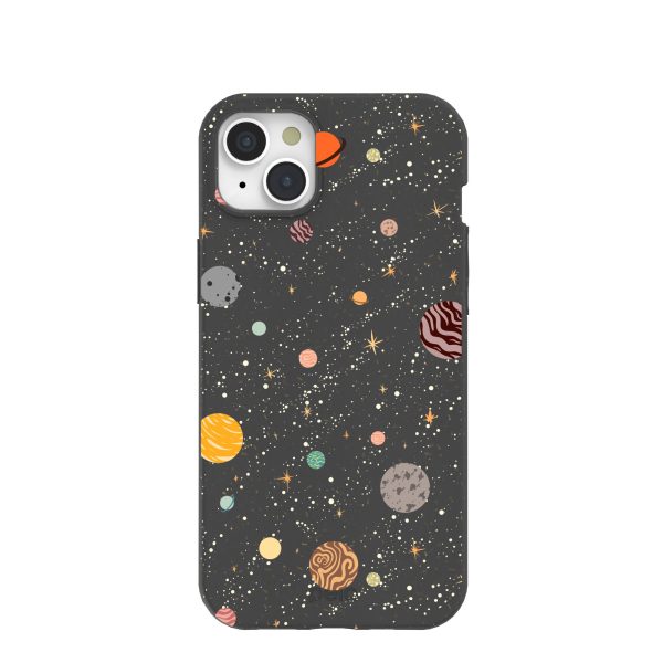 Black Galactic Glow iPhone 15 Plus Case For Discount