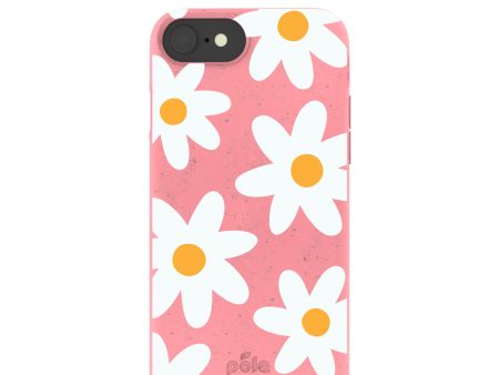 Bubblegum Pink Daisy iPhone 6 6s 7 8 SE Case on Sale