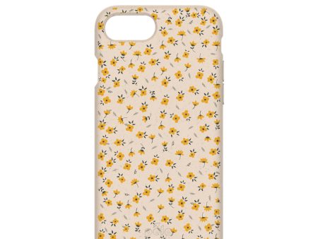 Seashell Little Yellow Flowers iPhone 6 6s 7 8 SE Case For Cheap