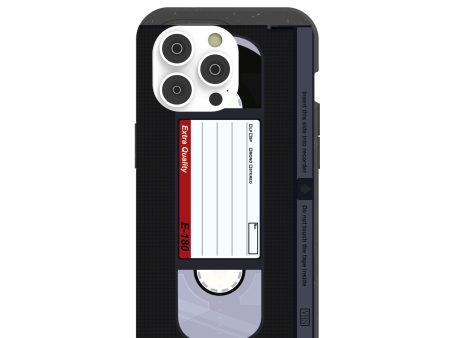 Black VHS iPhone 14 Pro Case For Cheap