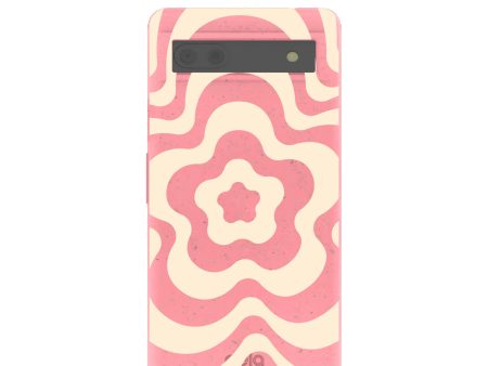 Bubblegum Pink Morning Flower Google Pixel 6a Case Fashion