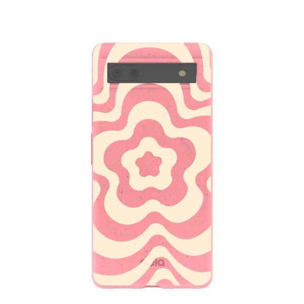 Bubblegum Pink Morning Flower Google Pixel 6a Case Fashion