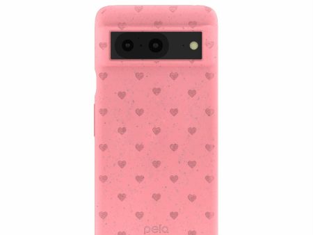 Bubblegum Pink Hearts Google Pixel 8 Case Online