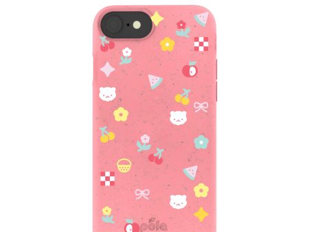 Bubblegum Pink Pretty Picnic iPhone 6 6s 7 8 SE Case Sale