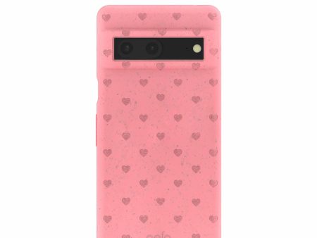 Bubblegum Pink Hearts Google Pixel 7 Case Fashion